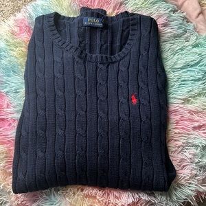 Ralph Lauren navy blue sweater size L